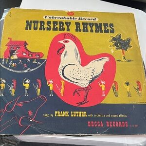 Vintage Nursery Rhymes Art Print